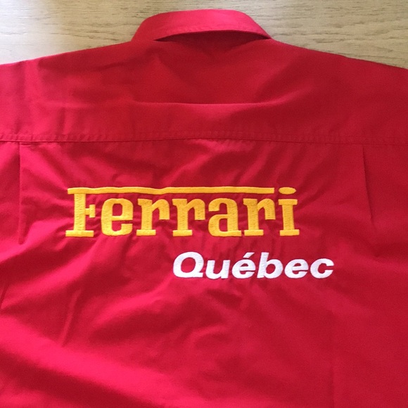 Ferrari Quebec short sleeve shirt. Used once at F1 event . Size is a Large . - Picture 3 of 7
